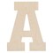 Good Wood By Leisure Arts Letter 13" A, Wooden Letters, Wood Letters, Wooden Letters Wall Decor, Large Letters 13 Inch, Small For Crafts